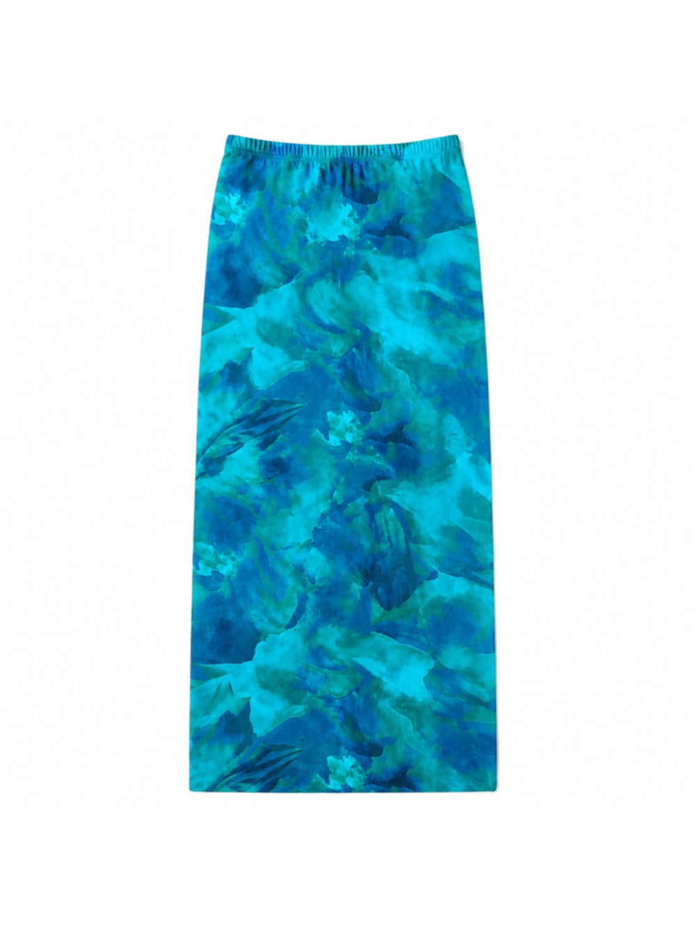 Women’s Green & Blue Floral Long Straight Skirt – Size M – NWOT - Picture 9 of 11
